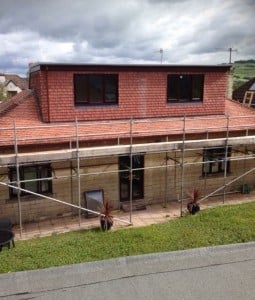 double window dormer room