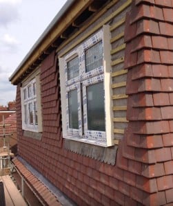 fitting upvc windows to dormer room