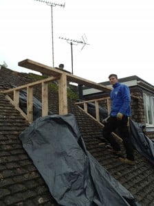 starting to convert a loft space