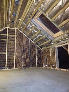 insulated ceiling in loft conversion