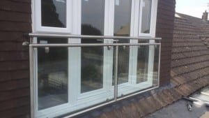 balcony rails on loft conversion