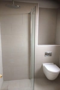 shower room in the loft