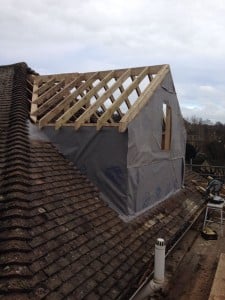 timber frame for dormer