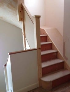 stairs to new loft conversion