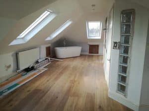 new bathroom in loft conversion