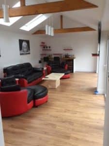 decorated house extension