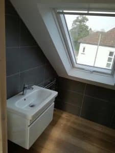 bathroom in new loft space