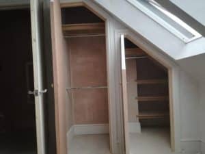 fitted storage space