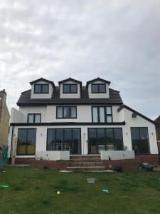 three dormer loft rooms built