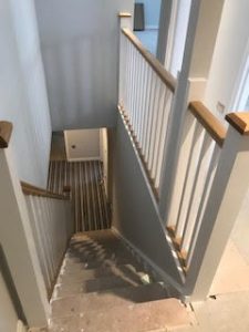 loft stairs and balcony