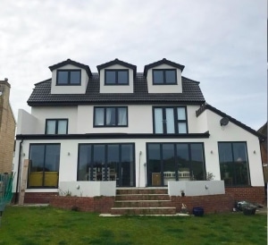 converted loft rooms three dormers