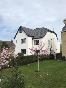 completed loft room project